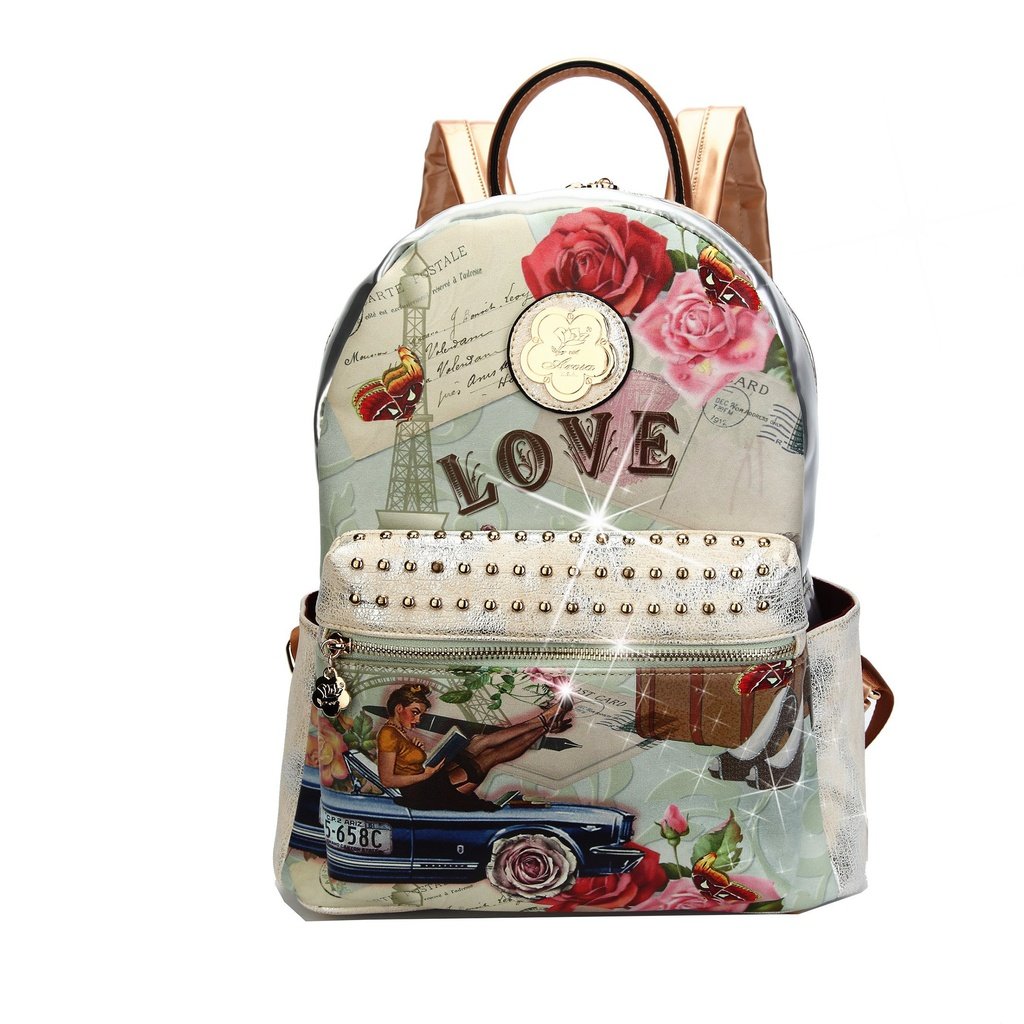 Fashion Backpack ,Bragio Italy Collections, Vintage Trusti - Image 3