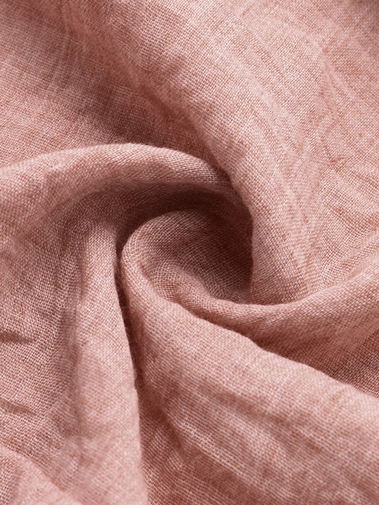 Irregular Crew Neck Casual Blouse - Image 3