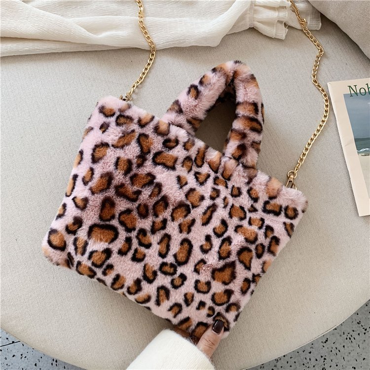 Leopard Tote Chain Shoulder Crossbody Bag - Image 13