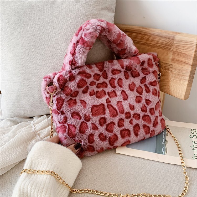 Leopard Tote Chain Shoulder Crossbody Bag - Image 24