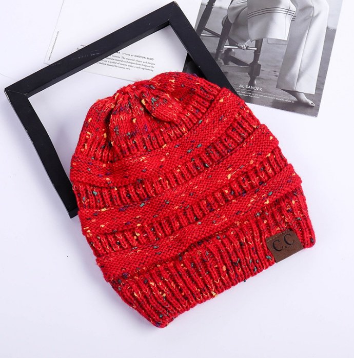 Women's Girl Stretch Knit Hat - Image 20