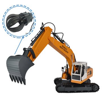 Double E E561-003 RC Excavator Alloy 3 In 1 Engineer Robot Car With Metal Bucket And Dig Hand - Image 7