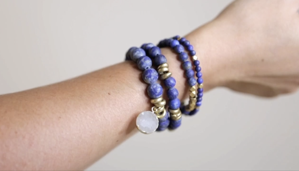 Bracelet,Lapis Lazuli Gemstones, - Image 2