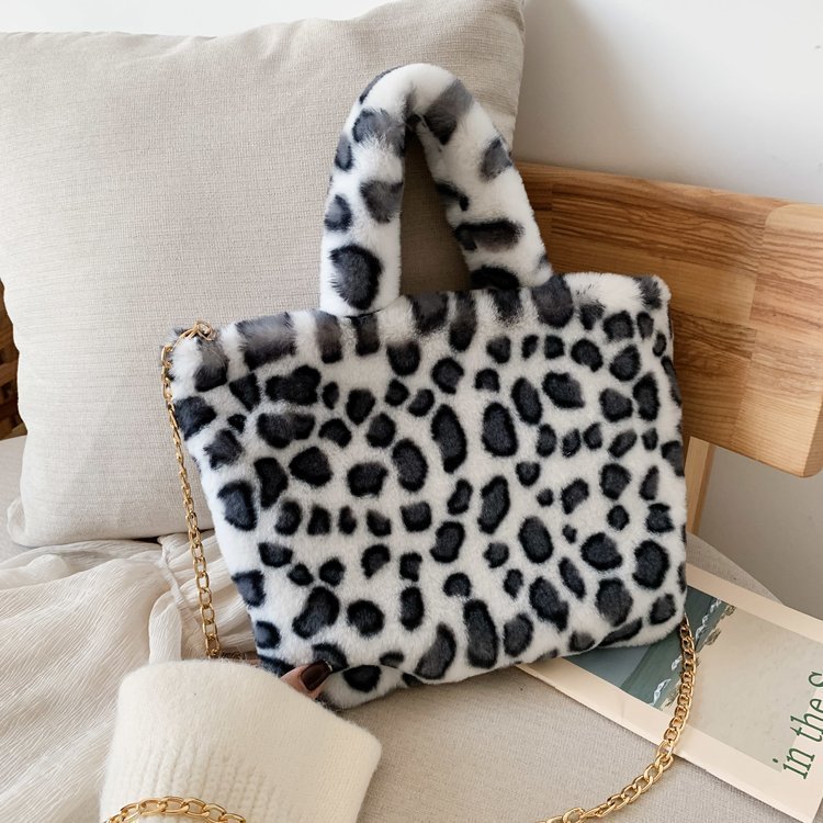 Leopard Tote Chain Shoulder Crossbody Bag - Image 35