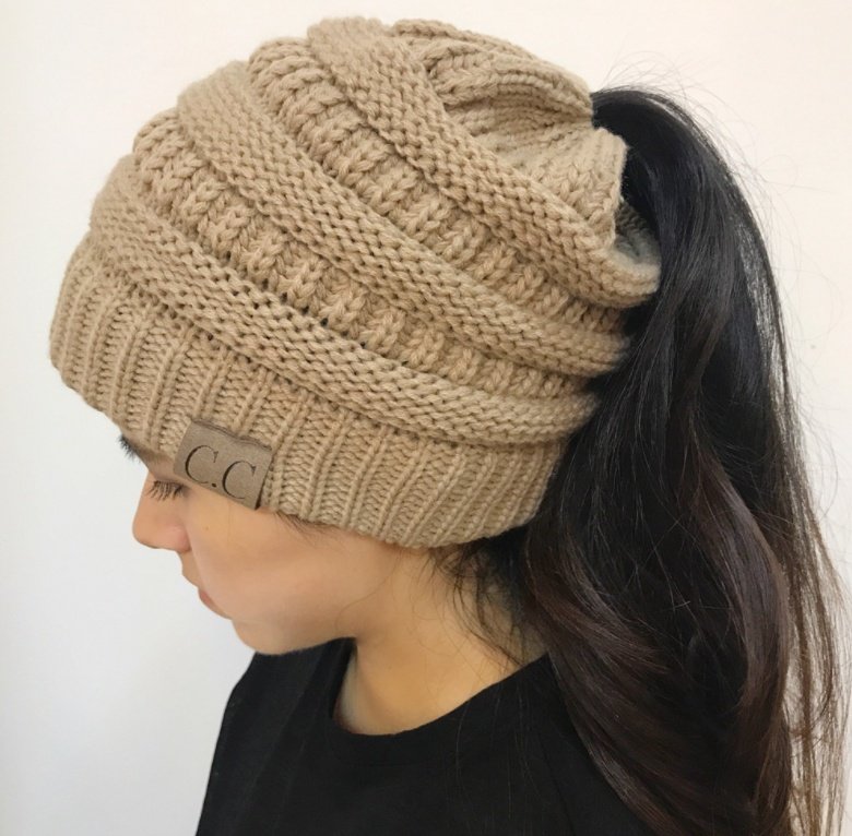 Women's Girl Stretch Knit Hat - Image 16