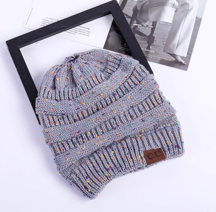 Women's Girl Stretch Knit Hat - Image 21