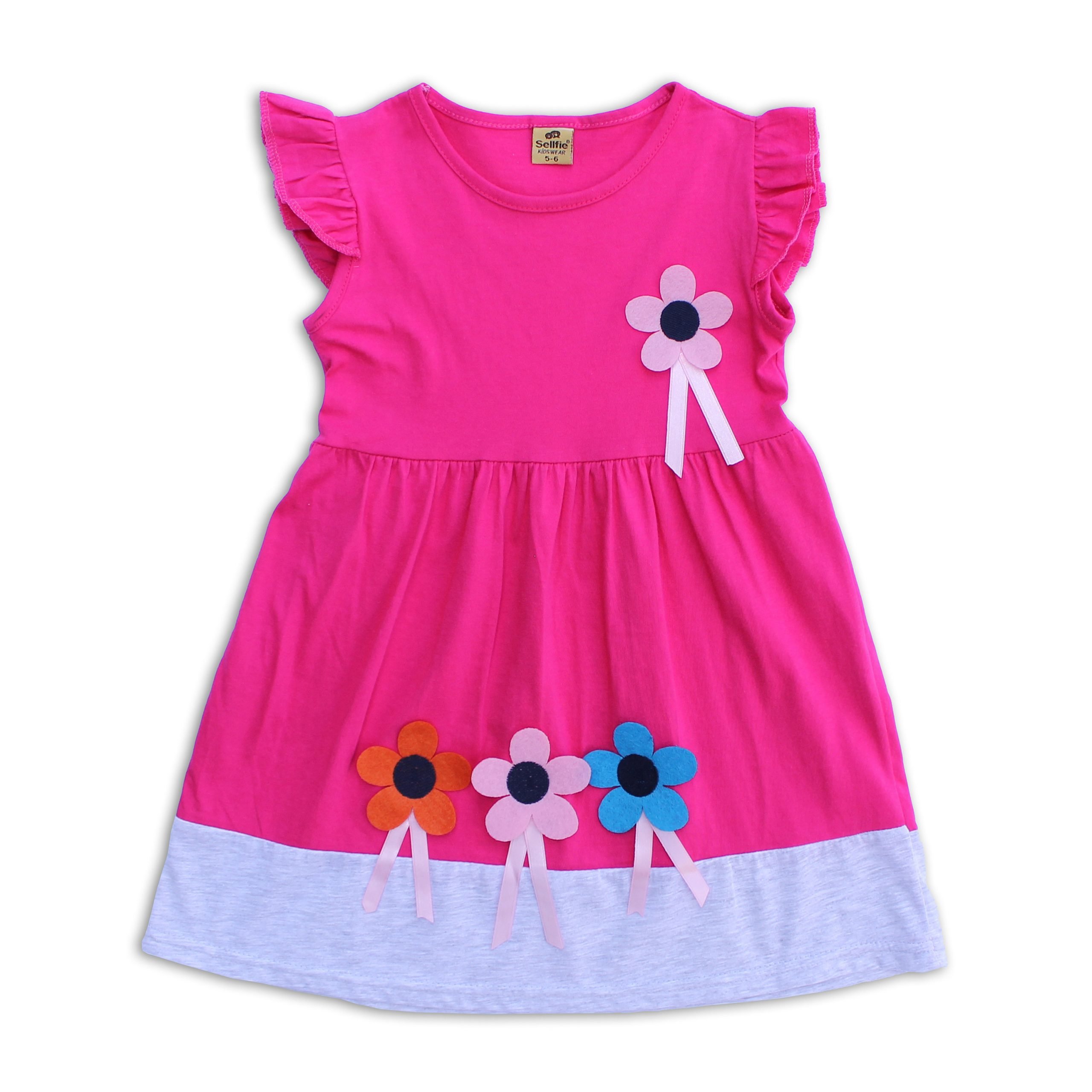 Girls Cotton Floral Dress for Summer - Image 14