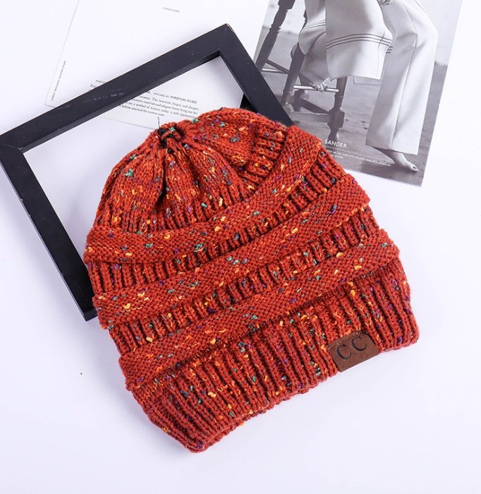 Women's Girl Stretch Knit Hat - Image 14