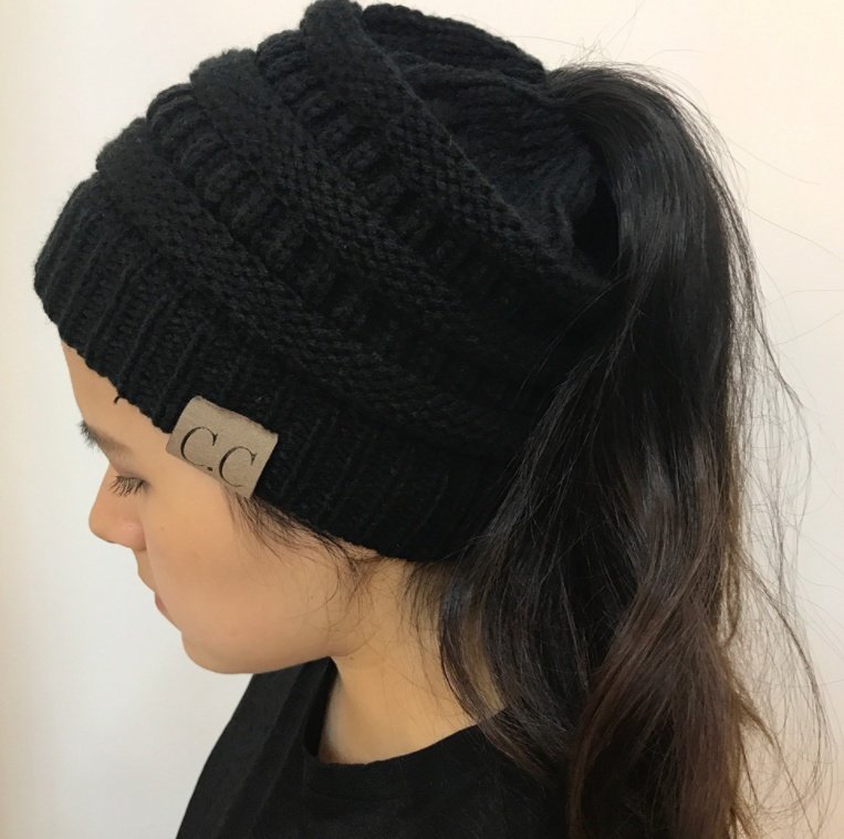 Women's Girl Stretch Knit Hat - Image 8