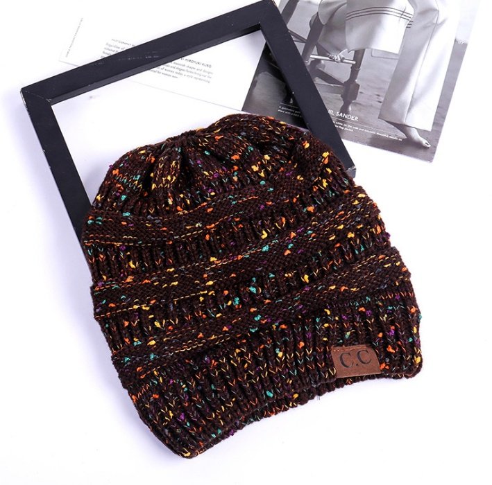 Women's Girl Stretch Knit Hat - Image 6