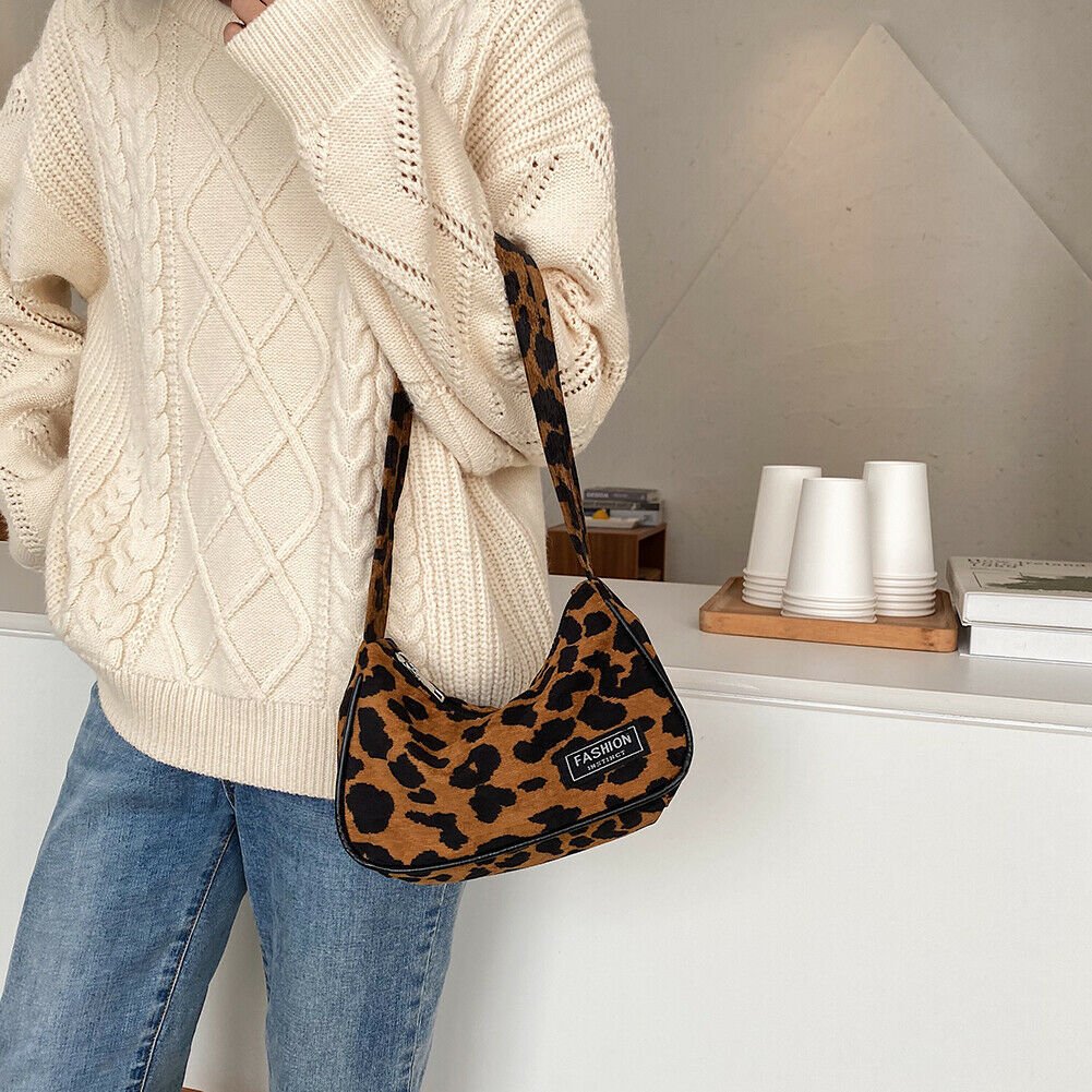 Summer Handle Bag Women Retro Handbag Oxford Cloth Zebra Shoulder Totes Underarm Vintage Top Handle Bag Female Small Bags Clutch - Image 12