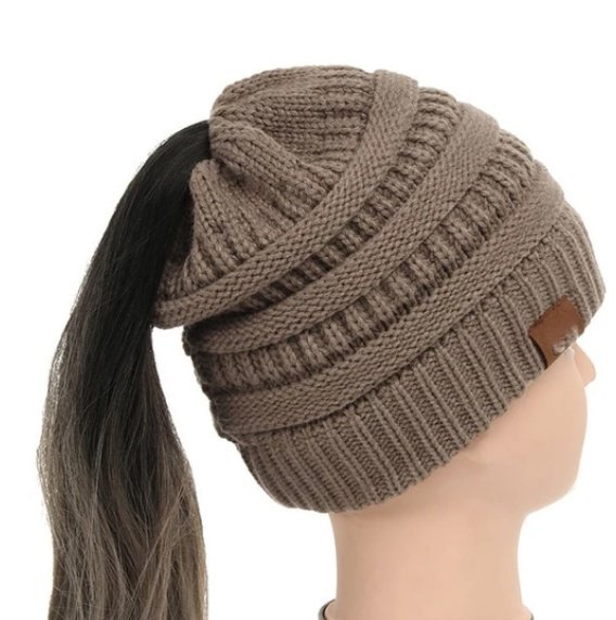 Women's Girl Stretch Knit Hat - Image 28