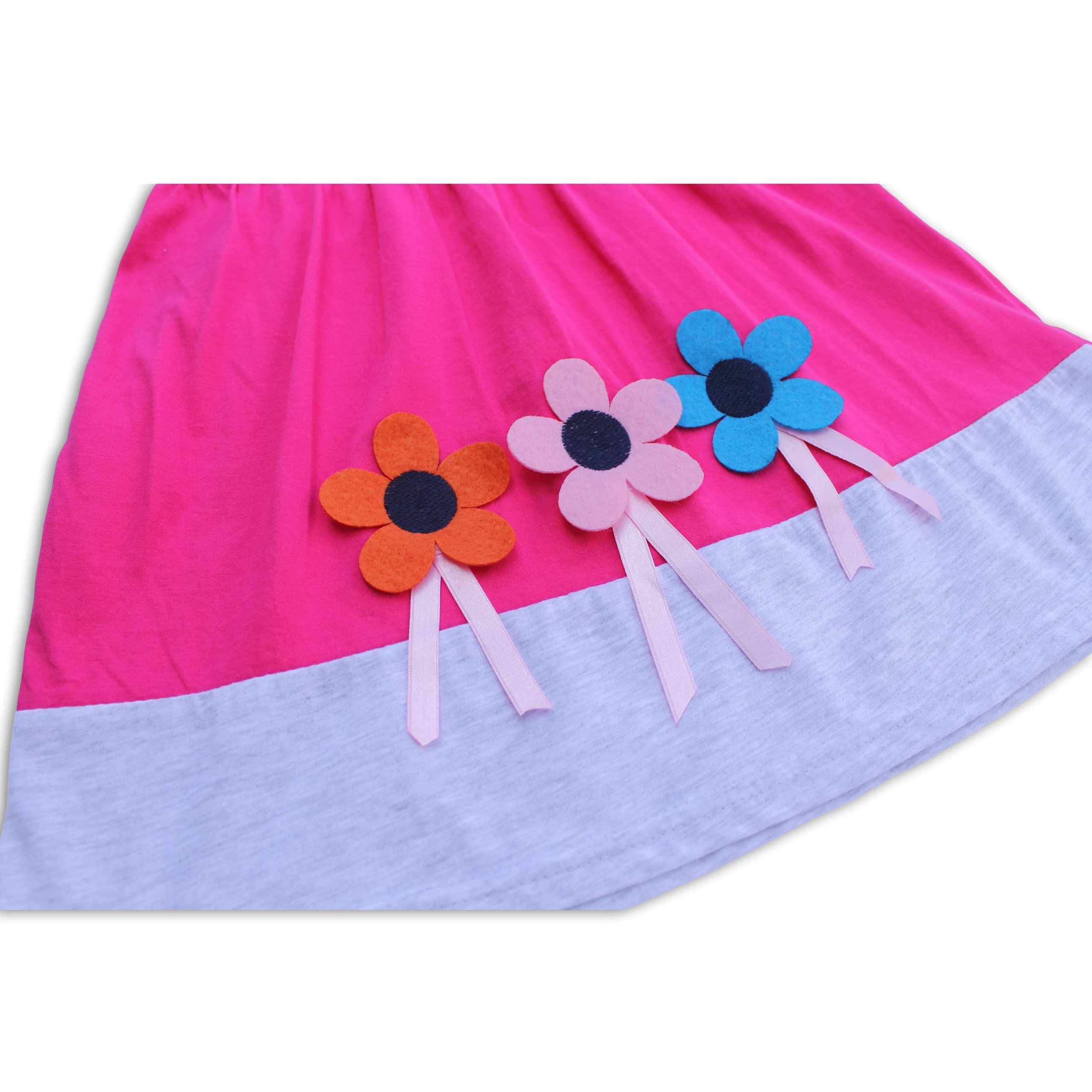 Girls Cotton Floral Dress for Summer - Image 9