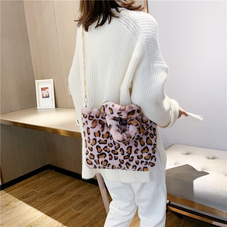 Leopard Tote Chain Shoulder Crossbody Bag - Image 56