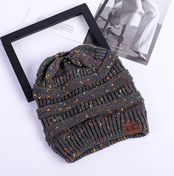 Women's Girl Stretch Knit Hat - Image 19