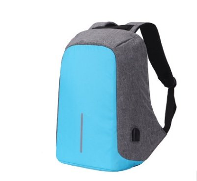 Multi-Functional Water Resistant USB Charging Computer Notebook Backpack Bag - Image 12