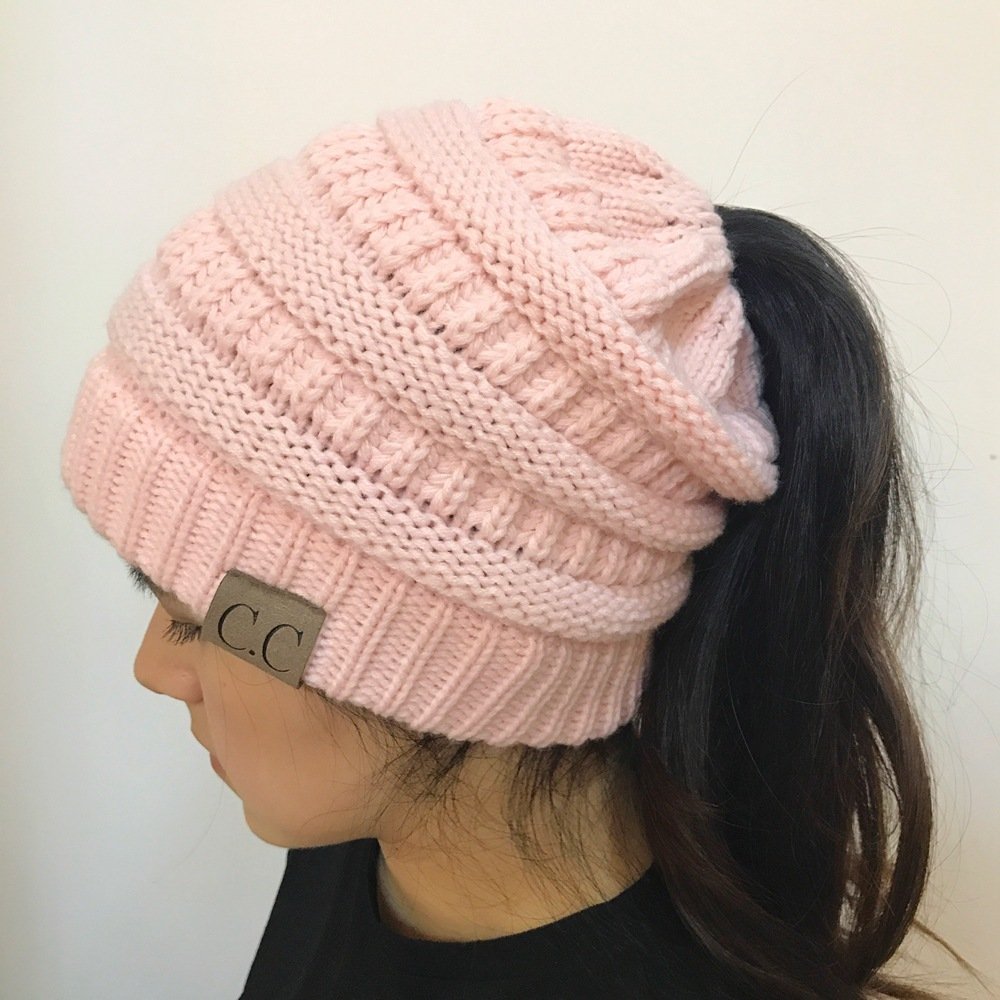 Women's Girl Stretch Knit Hat - Image 18