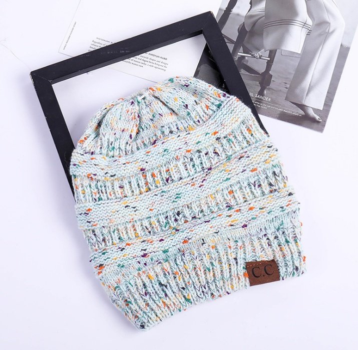 Women's Girl Stretch Knit Hat - Image 13