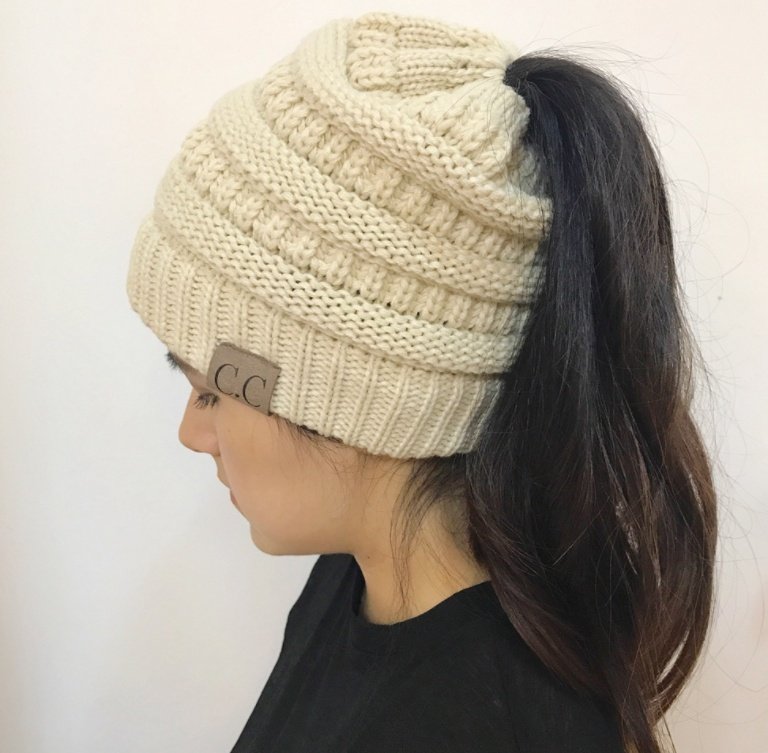 Women's Girl Stretch Knit Hat - Image 15