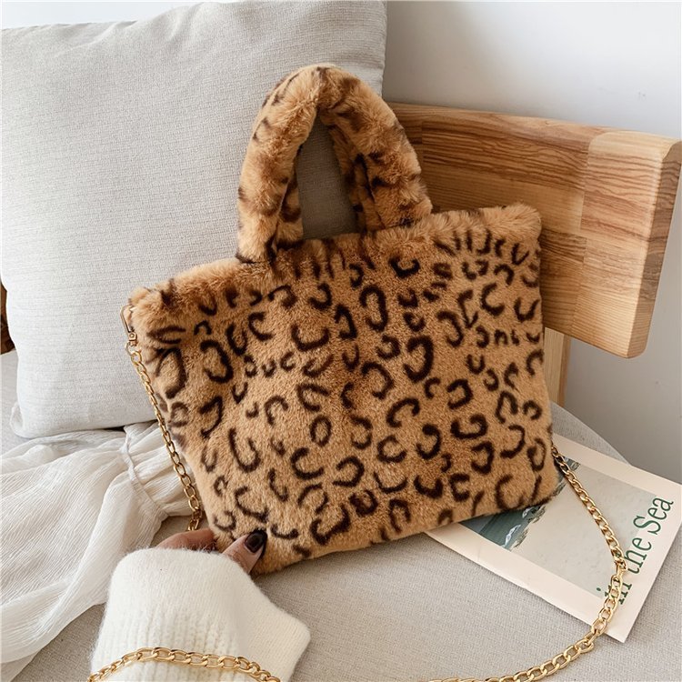 Leopard Tote Chain Shoulder Crossbody Bag - Image 22