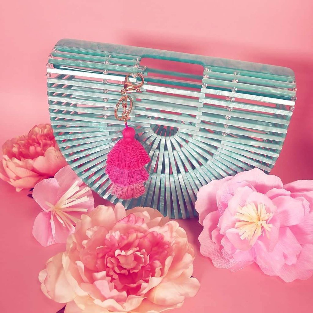 Fan Basket Bag Yellow - Image 2