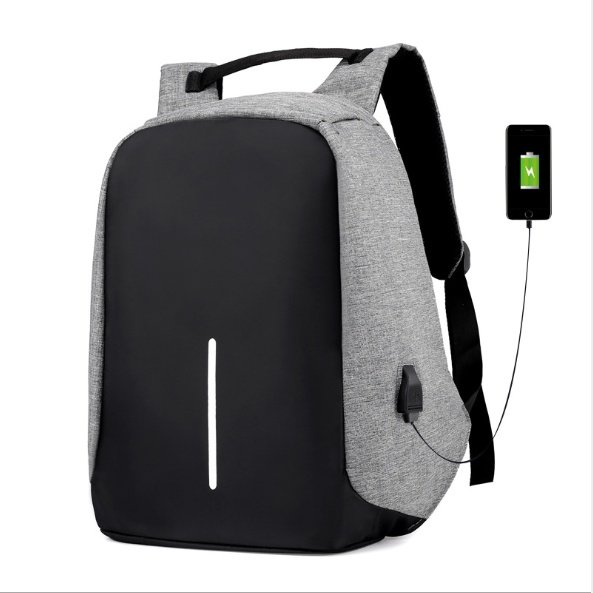 Multi-Functional Water Resistant USB Charging Computer Notebook Backpack Bag - Image 16