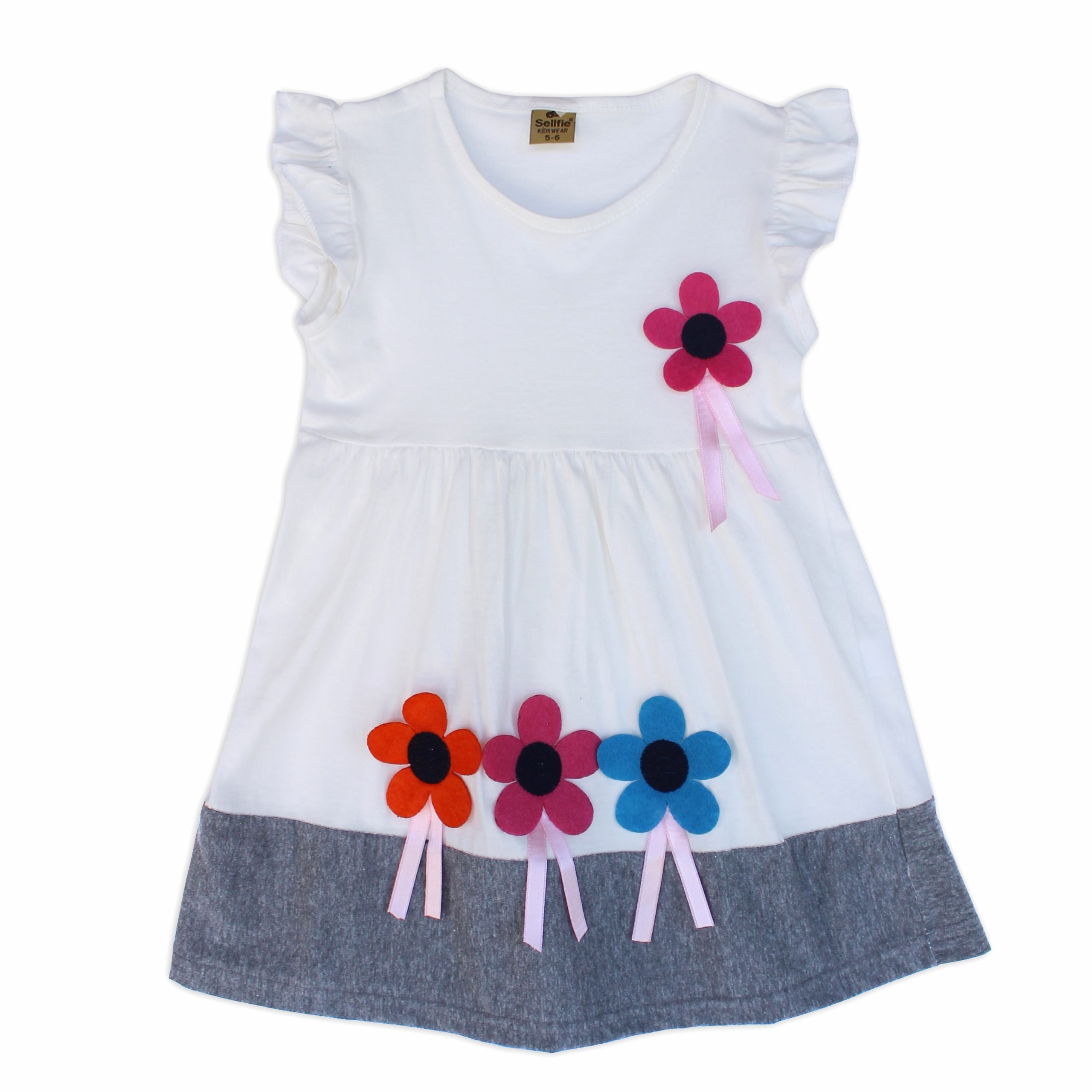 Girls Cotton Floral Dress for Summer - Image 7