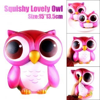 15cm Lovely Pink Owl Cream Scented Slow Rising  Toys Collection