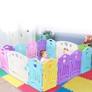 Baby Play Fence Children Activity Center Security Game Bed Home Indoor Outdoor