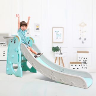 Children  Slide Basketball Frame, Climbing Stairs,Unisex,Indoor And Outdoor Use