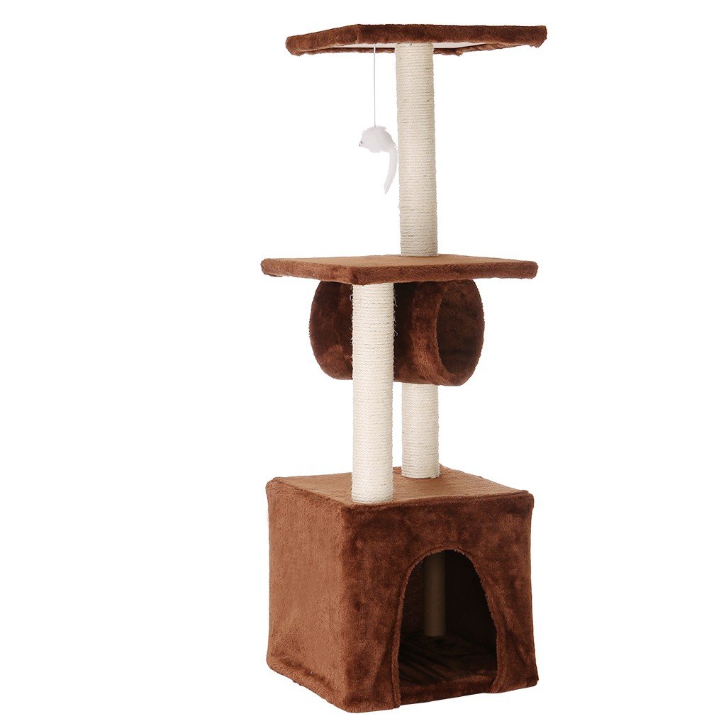 Cat Tower Kittens Pet Play House Cat Activity Tree Condo Scratching Sisal Post - Image 4