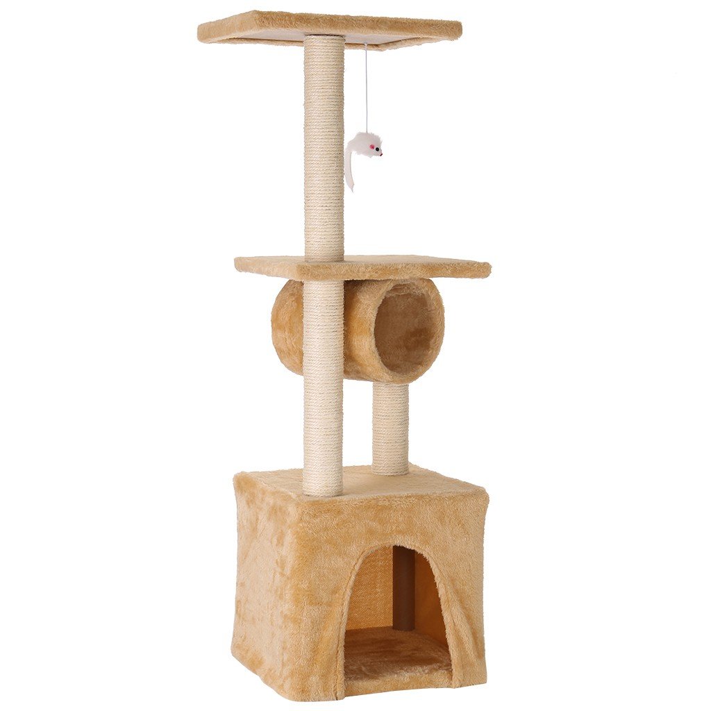 Cat Tower Kittens Pet Play House Cat Activity Tree Condo Scratching Sisal Post - Image 5
