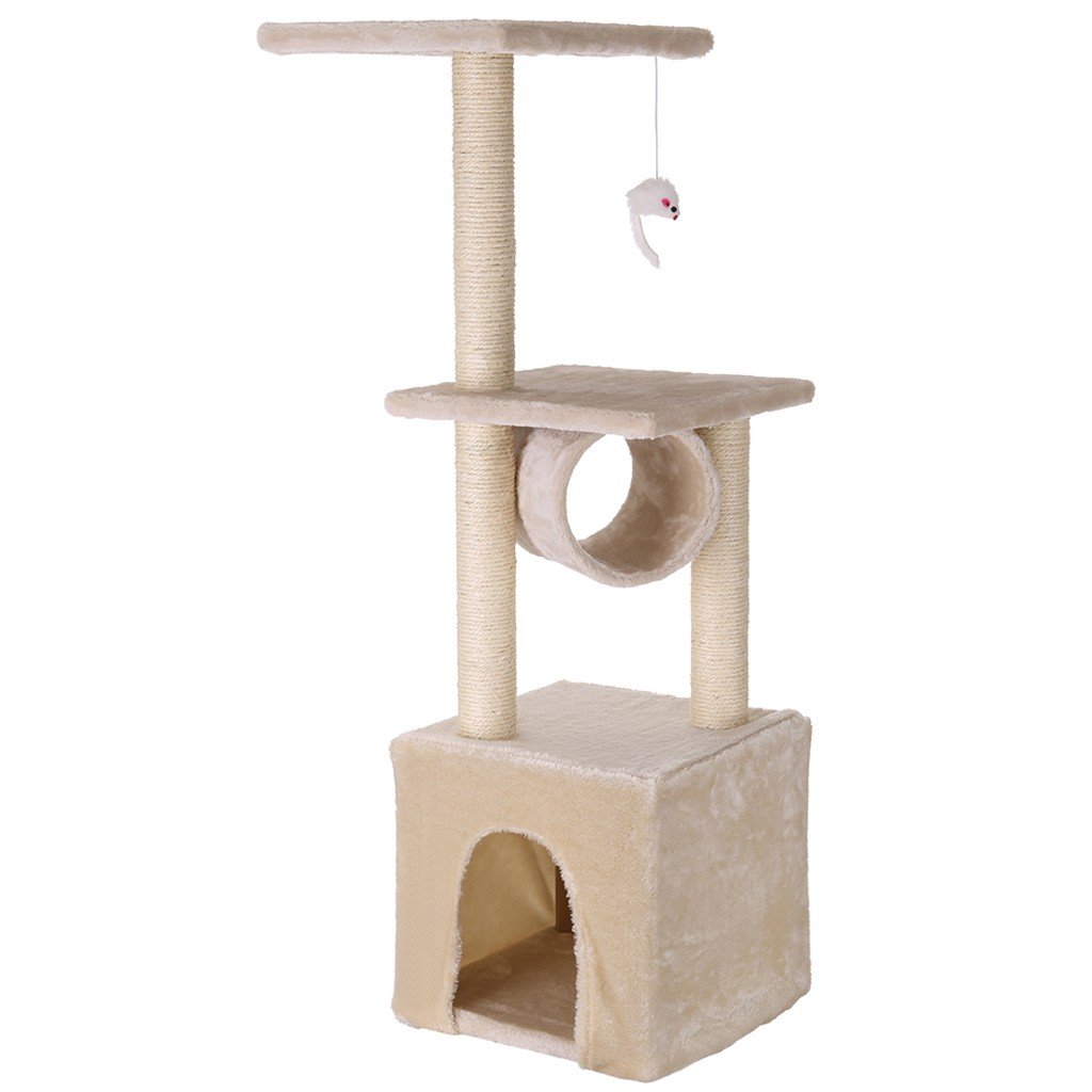 Cat Tower Kittens Pet Play House Cat Activity Tree Condo Scratching Sisal Post - Image 6