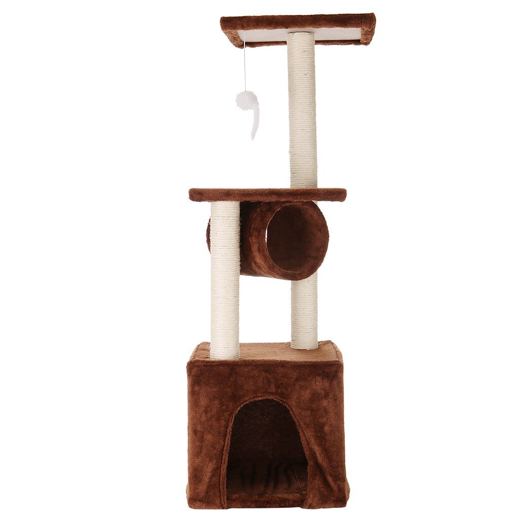 Cat Tower Kittens Pet Play House Cat Activity Tree Condo Scratching Sisal Post - Image 7