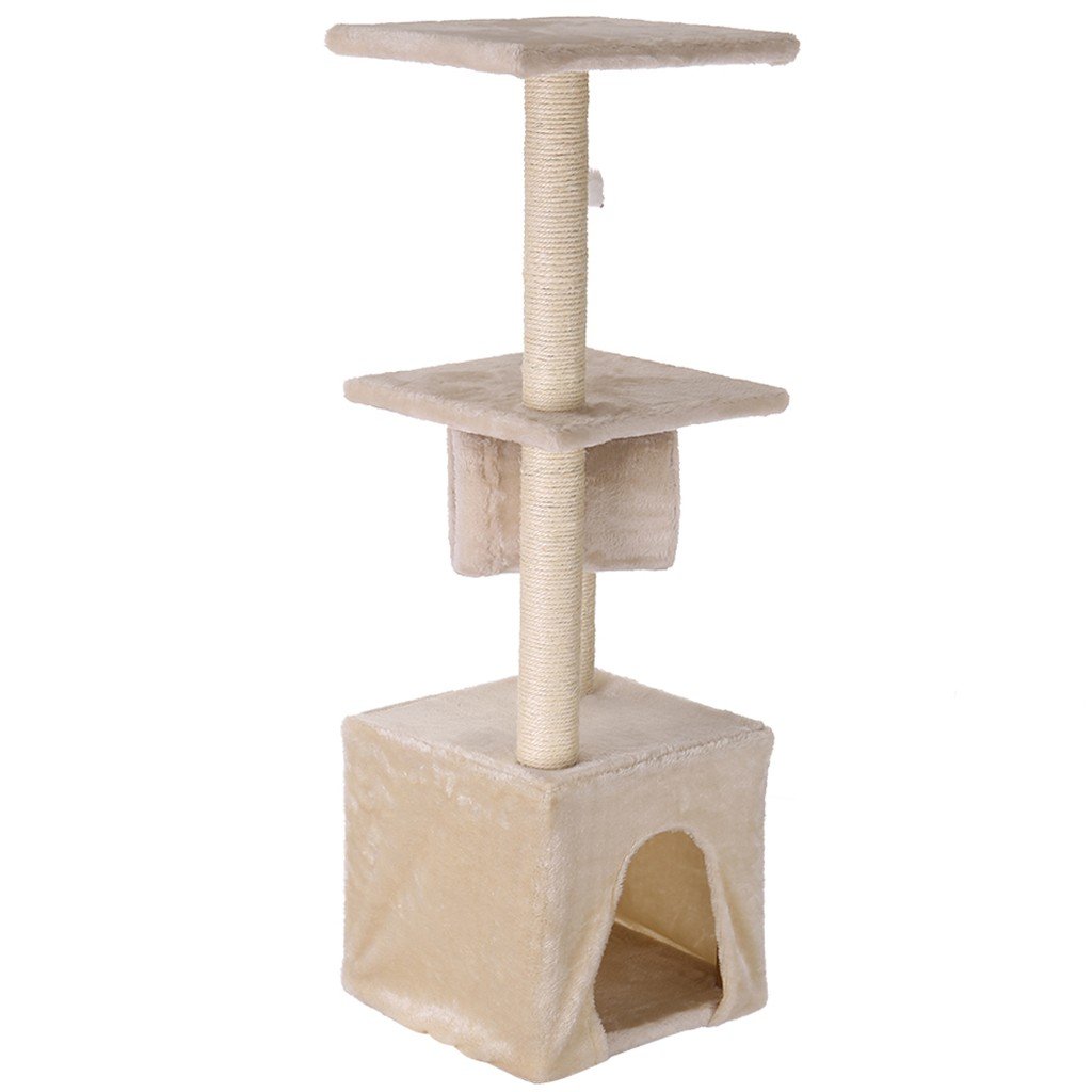Cat Tower Kittens Pet Play House Cat Activity Tree Condo Scratching Sisal Post - Image 9