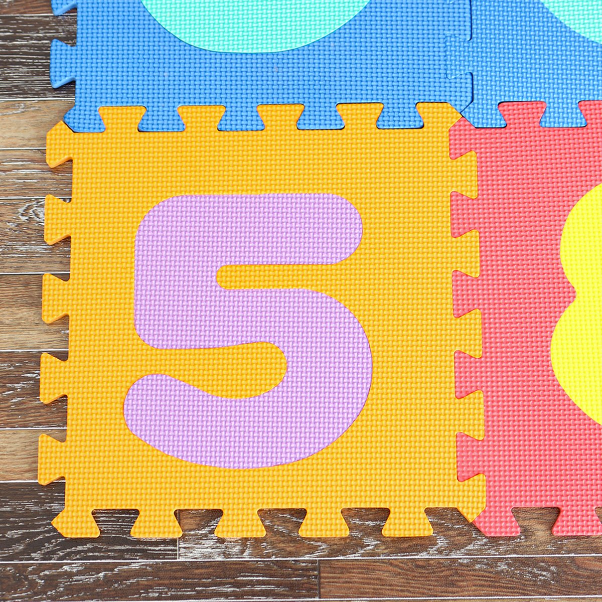 0-9 Math Pattern EVA Foam Floor Jigsaw Puzzle Toy Mat for Living Room Bathroom Kitchen - Image 9