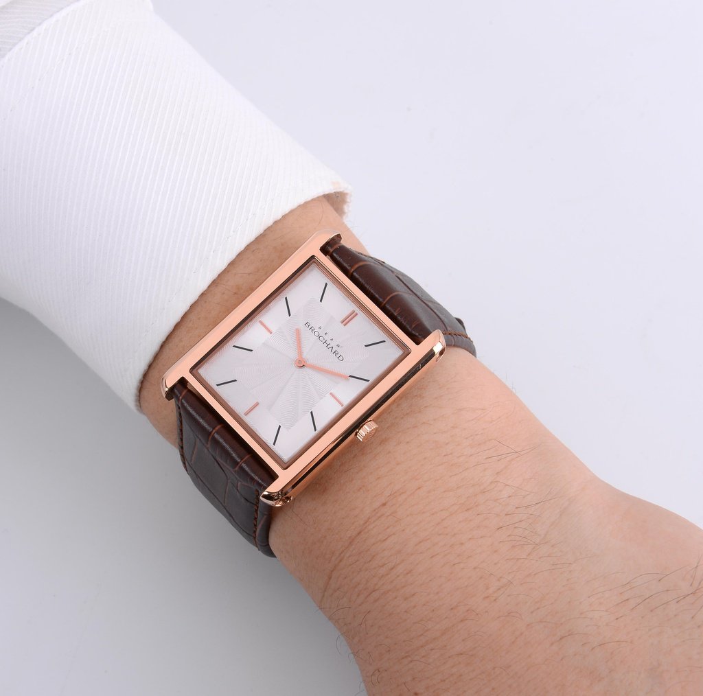 Dean Brochard, Legende Rose Gold 36mm With Tentant Strap - Image 3