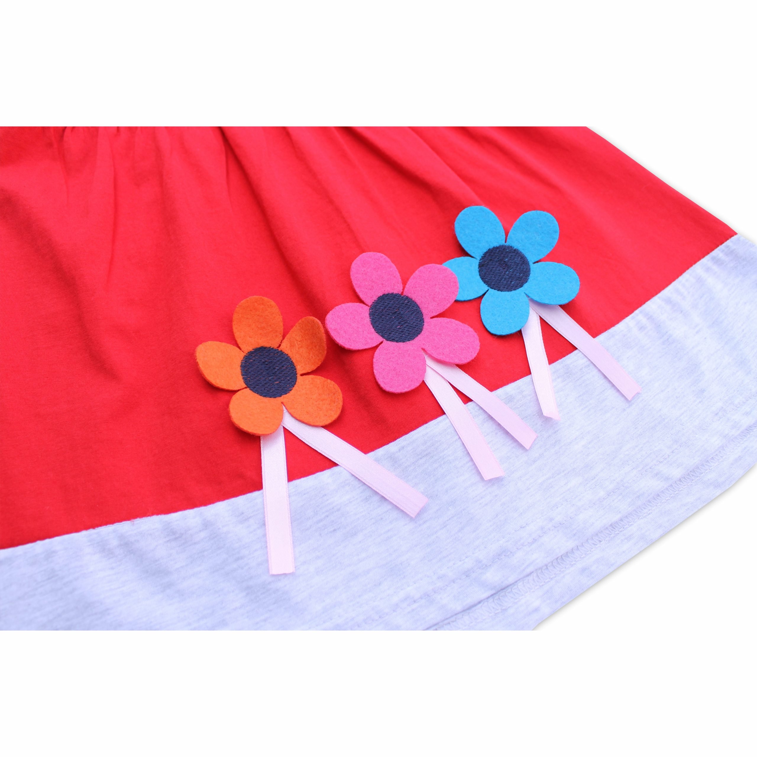 Girls Cotton Floral Dress for Summer - Image 8