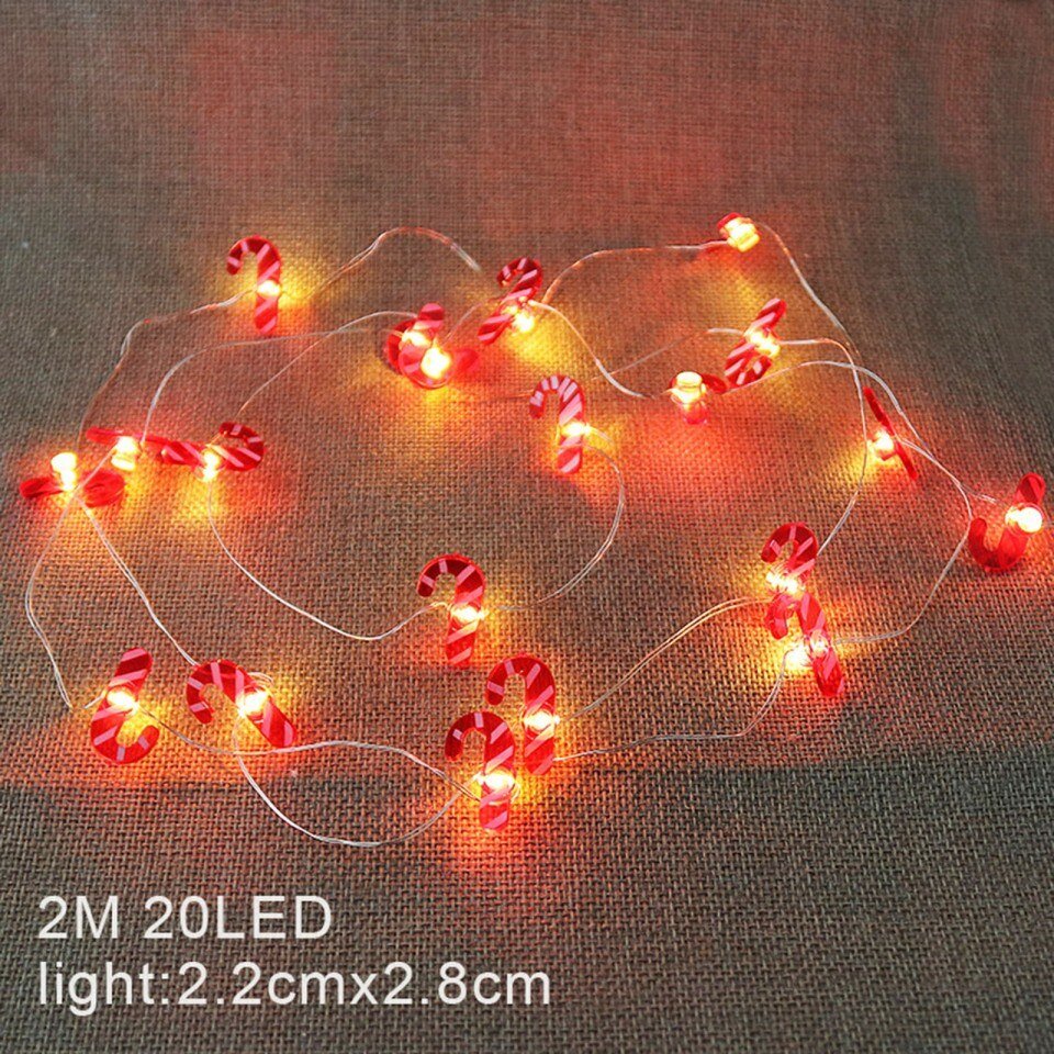 Christmas Tree Snowflake Led Garland String Light,2m 10led - Image 7