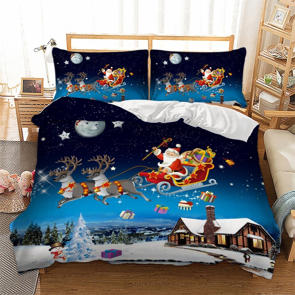 Christmas Bedding Set 3D T - Image 3