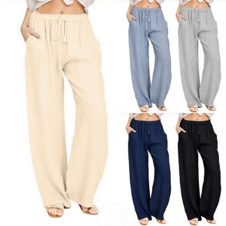 Pants Linen Cotton, Casual