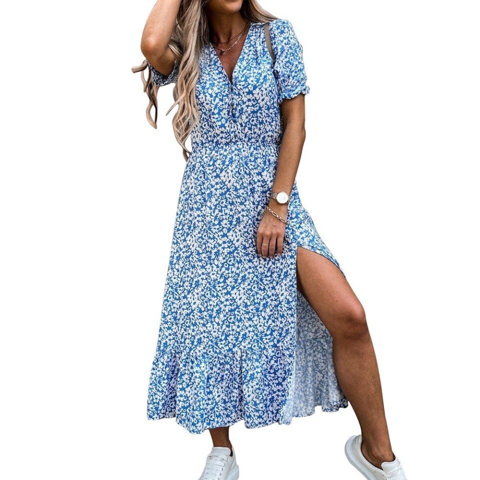 Long Dress Summer V-neck - Image 9