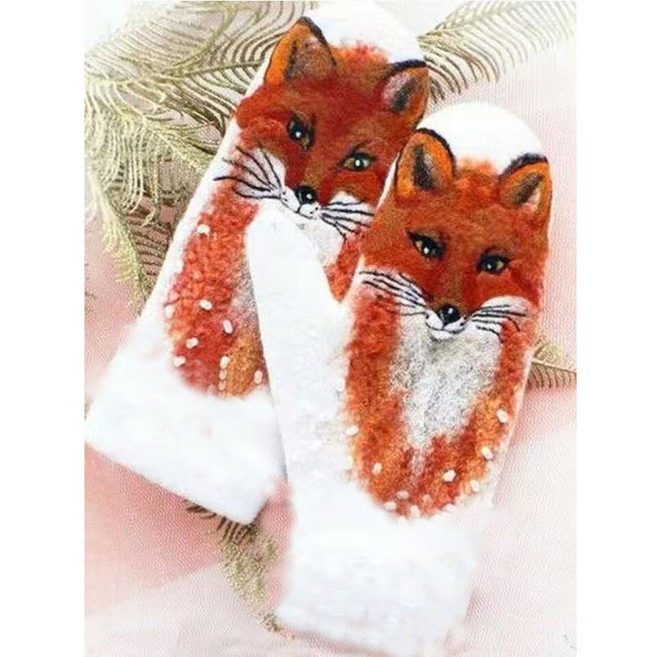 Gloves Cute Animal Print - Image 10