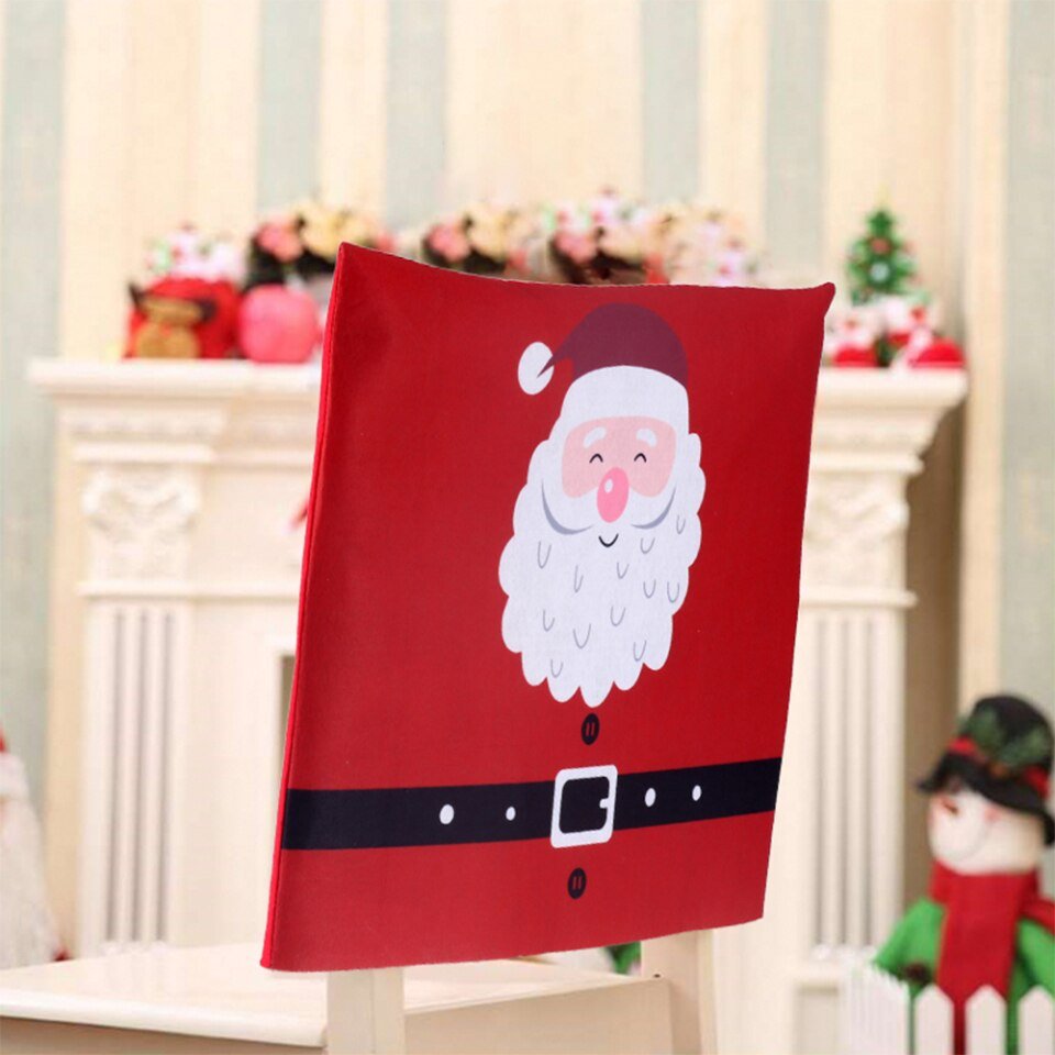 Christmas Chair Cover Classic Santa Claus ,4 pcs - Image 4