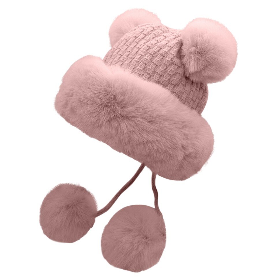 Beanie Hats ,Cute Snow Hat Warm Knit - Image 7
