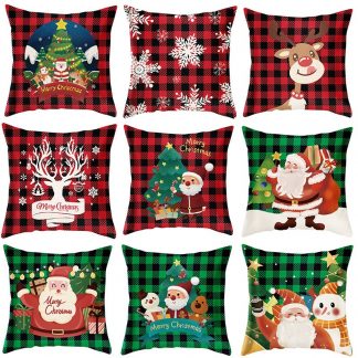 Pillowcase Cushion Cover Christmas Decoration
