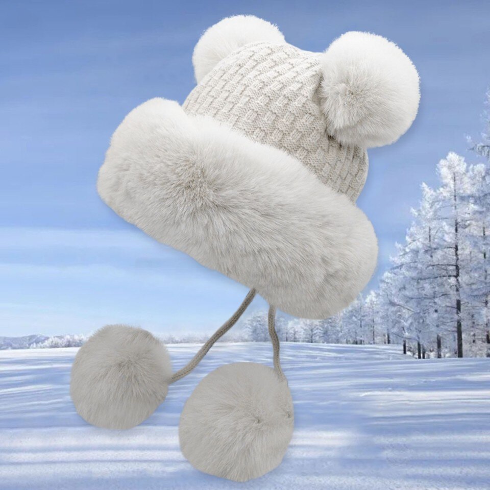 Beanie Hats ,Cute Snow Hat Warm Knit