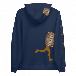 Hoodie Unisex,Navy,Bacchus