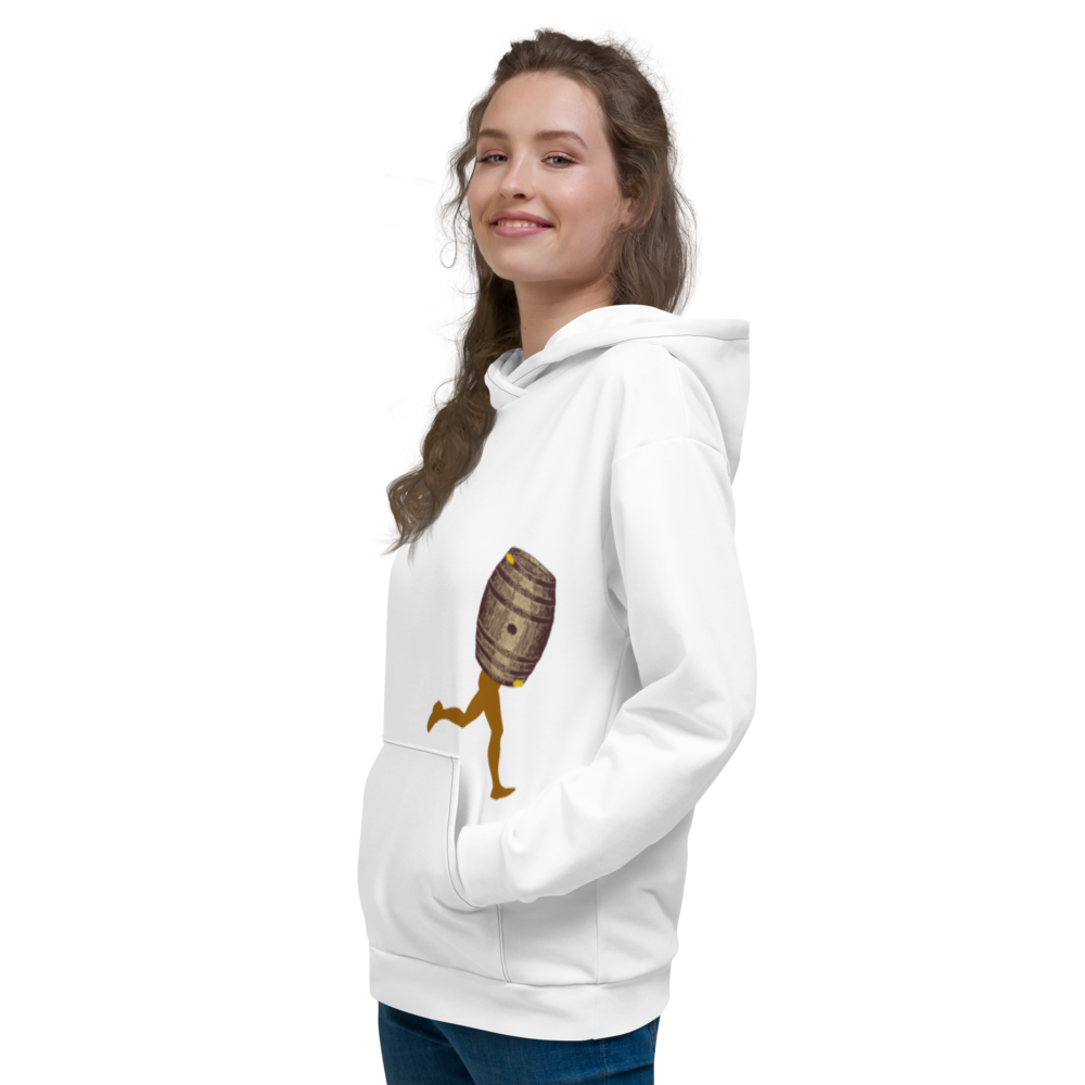 Hoodie Unisex,White,Bacchus - Image 11